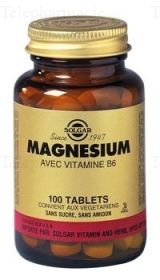 SOLGAR MG B6 TABLETS 100