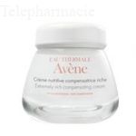 AV&Egrave;NE Soins essentiels cr&egrave;me nutritive compensatrice riche pot de 50 ml.