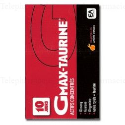 EAFIT Booster Gmax taurine concentré d'énergie une boîte de 30 ampoules