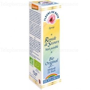 Elixir floral fleurs de bach n°40 remede de secours spray 20ml