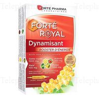 FORT&Eacute; PHARMA - FORT&Eacute; ROYAL - Dynamisant Gel&eacute;e royale, ac&eacute;rola, mat&eacute;, pollen 20 ampoules x 10ml