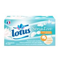 LOTUS MOUCHOIRS NATURELLE X80
