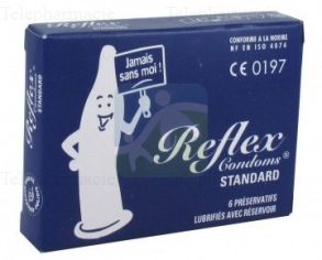 PRESERV REFLEX CONDOMS STAND 6