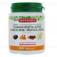 SUPERDIET - Quatuor Ballonnements 150 G&eacute;lules