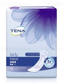 TENA LADY DISCREET MAXI SACH12