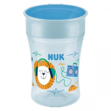 NUK - Cup 360° Tasse d'Apprentissage +8m Bleu Lion 230ml