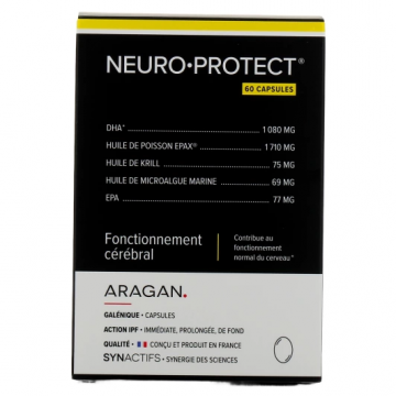 ARAGAN - Neuro.Protect - Fonctionnement c&eacute;r&eacute;bral 60 capsules
