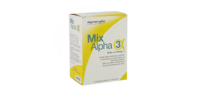 SYNERGIA - Mix Alpha 3 - Riche en om&eacute;ga-3 60 capsules