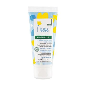 KLORANE B&eacute;b&eacute; - COLD CREAM Cr&egrave;me nutritive au calendula apaisant 40ml