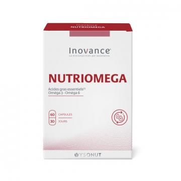 INOVANCE - Nutriomega - Acides Gras Essentiels Omega 3 et 6 60 capsules 1 mois