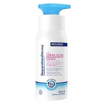 BEPANTHENDERMA - Crème riche réparatrice corps peaux sèches et sensibles 400ml
