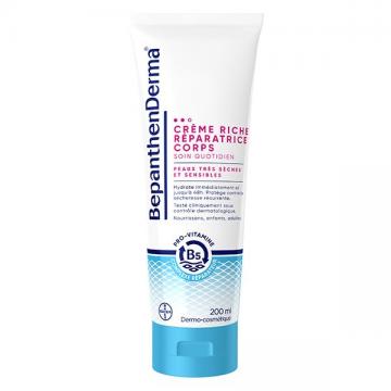BEPANTHENDERMA - Creme riche reparatrice corps peaux seches et sensibles 200ml