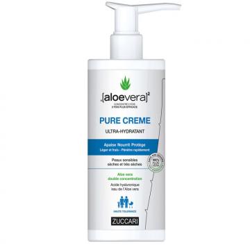 ZUCCARI - Aloevera pure cr&egrave;me ultra-hydratante 400ml