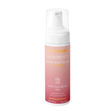 FLORAME - Glow Protect - Mousse Micro-Peeling &agrave; la Grenade Bio 150ml