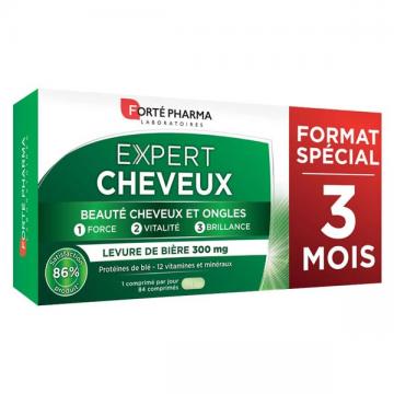 FORTE - PHARMA - Expert cheveux cure de 3 mois 84 comprimes