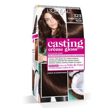 LOREAL CASTING CREME GLOSS - Coloration Chocolat Noir 323