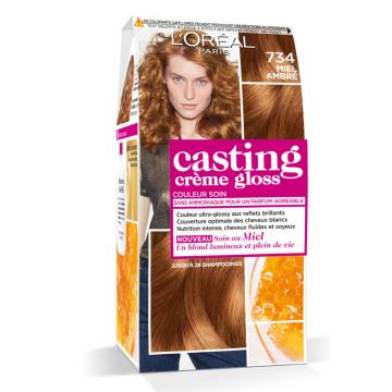 LOREAL CASTING CREME GLOSS - Coloration Miel Ambre 734