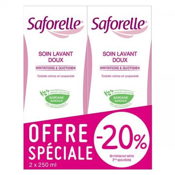 SAFORELLE - Soin lavant doux 2 x 250ml