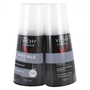 VICHY HOMME - Deodorant vaporisateur 2X100ml