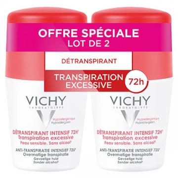 VICHY - DEODORANT a bille  detranspirant intensif 72h 2X50ml