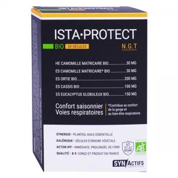 ARAGAN - SYNACTIFS - ISTA.PROTECT BIO - Confort Saisonnier Voies Respiratoires 20 g&eacute;lules