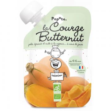 POPOTE - Gourde pur&eacute;e courge butternut bio 120g