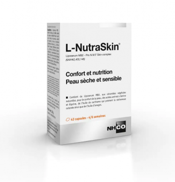 NHCO - L-NutraSkin - Confort et nutrition Peau s&egrave;che et sensible 42 capsules