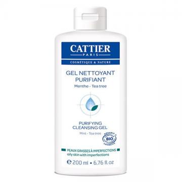 CATTIER - Nettoyant & D&eacute;maquillant Gel Purifiant Bio 200ml
