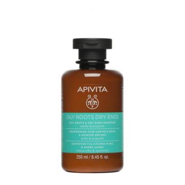 APIVITA - OILY ROOTS DRY ENDS - Shampoing cuir chevelu gras & pointes s&egrave;ches 250ml