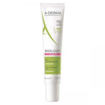ADERMA - Biology calm soin dermatologique apaisant bio 40ml