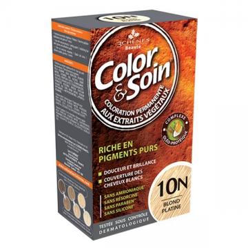COLOR & SOIN - Coloration permanente N&deg;10N blond platine
