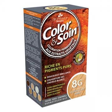 COLOR & SOIN - 8G Blond Clair Dore