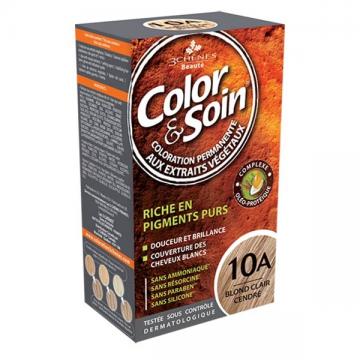 COLOR & SOIN - Coloration permanente n&deg;10A blond clair cendr&eacute;