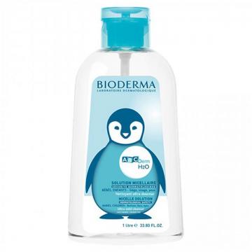 ABCDERM - ABCDerm H2O Solution micellaire ultra douce nettoyante sans rin&ccedil;age b&eacute;b&eacute; 1L