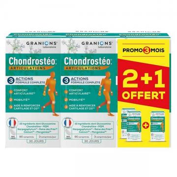 CHONDROSTEO - Articulations lot de 3 x 90 comprimes