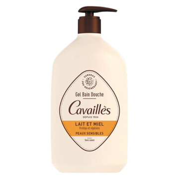 ROGE CAVAILLES - Gel bain douche lait et miel 1L