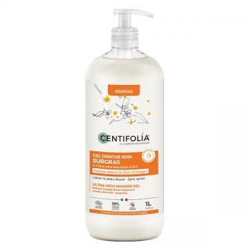CENTIFOLIA - Gel douche surgras fleur d'oranger bio 1l