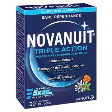 NOVANUIT TRIPLE ACTION - 30 comprimes