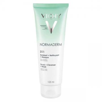 VICHY NORMADERM - Gel 3en1 exfoliant nettoyant masque 125ml