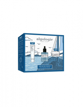 ALGOLOGIE - Coffret Votre Routine Hydratante Vagues - 3 soins gel yeux 15ml booster 30ml cr&egrave;me 15ml