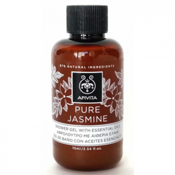 APIVITA - PURE JASMINE -  Gel Douche aux huiles essentielles 75ml