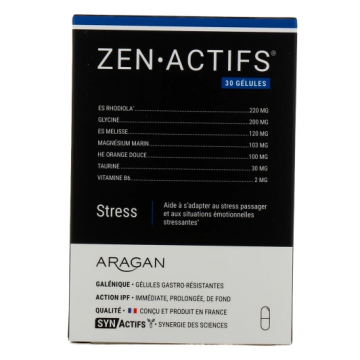 SYNACTIFS - ZEN.ACTIFS - Stress 30 g&eacute;lules