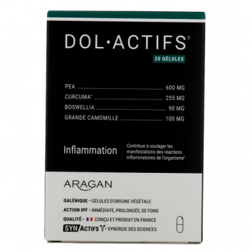 SYNACTIFS - DOL.ACTIF - Inflammation 20 g&eacute;lules