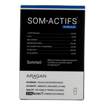 SYNACTIFS - SOM.ACTIFS - Sommeil 30 g&eacute;lules