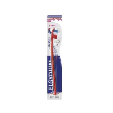 ELGYDIUM - Brosse &agrave; dents souple La Cocorico
