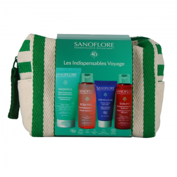 SANOFLORE - Coffret Trousse Les Indispensables Voyage 4 soins