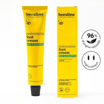 BEESLINE - Cr&egrave;me r&eacute;paratrice pour les pieds menthe et eucalyptus 100ml