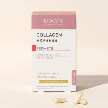 BIOCYTE - Collagen Express Fermet&eacute; - Comble les rides & raffermit la peau 180 g&eacute;lules
