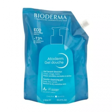BIODERMA - Atoderm - Gel Douche &Eacute;co-recharge gel lavant douceur 1L