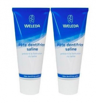 WELEDA - P&acirc;te Dentrifice Saline promo duo 2X75ml
